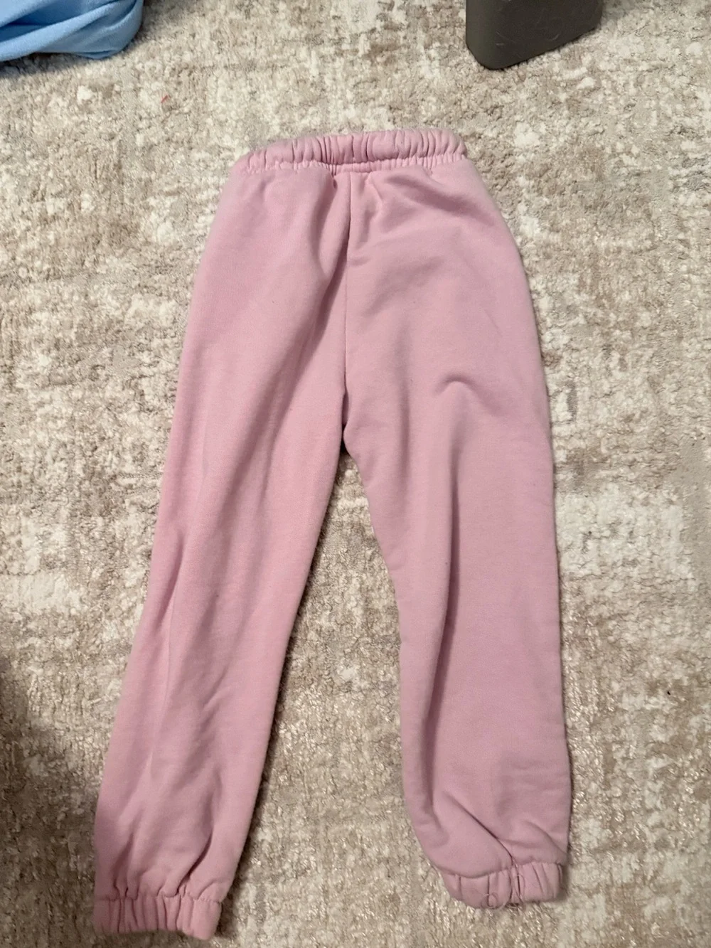 Zara Pink Elastic Waist fleece Jogger Pants size 4/5